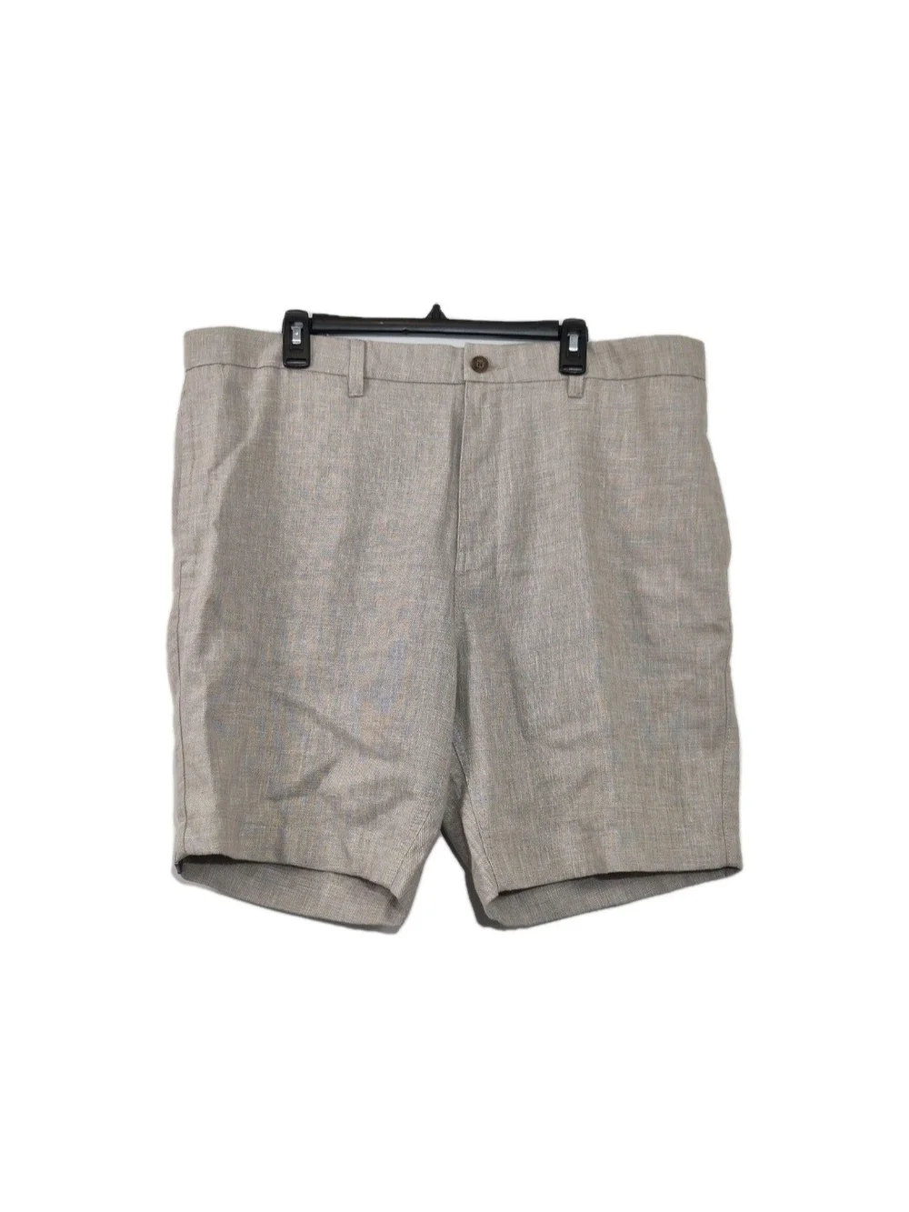 Caribbean Shorts Men's Size 42 Linen Cotton Blend Tan NWT